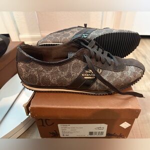 Coach brown sneakers